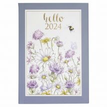 Wrendale Designs, Flowers A6 Diary 2024