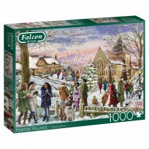 Falcon, Festive Village Jigsaw
