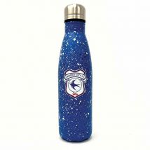 Cardiff City FC Paint Splatter Water Bottle
