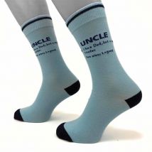 Uncle Dictionary Defination Socks - Size 7 - 11