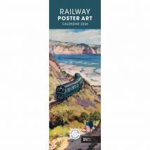 National Railway Museum, Railway Poster Art Slim Calendar 2026