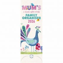 Mum's Fabric Slim Family Planner 2026
