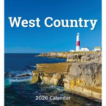 West Country Mini Easel Desk Calendar 2026
