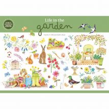 Life In The Garden A4 Family Organiser 2026