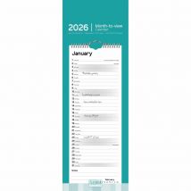 Essential Slim Calendar 2026