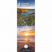Cornish Coast Slim Calendar 2026