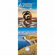 Coastline Of Britain Slim Calendar 2026