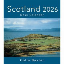 Colin Baxter, Scotland Easel Desk Calendar 2026