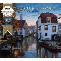 Around The World Deluxe Calendar 2026