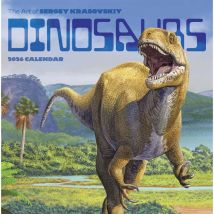 Dinosaurs, The Art Of Sergey Krasovskiy Calendar 2026