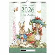 Peter Rabbit Illustrated A3 Family Organiser 2026