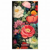 Vintage Blooms Slim Diary 2026 - 2027
