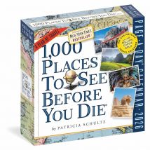 1,000 Places To See Before You Die Desk Calendar 2026