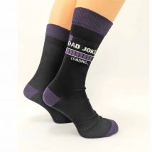 B/Dad Jokes Loading Socks - Size 7 - 11