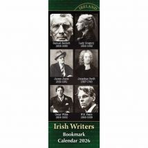 Irish Writers Bookmark Calendar 2026