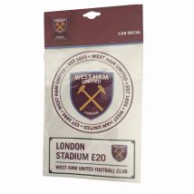 West Ham United FC Car Decal
