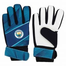 Manchester City FC Fuse Goalkeeper Gloves - Size Junior