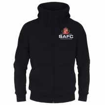 Sunderland AFC Adult Black Zip Hoodie Large