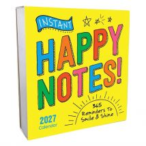 Instant Happy Notes Desk Calendar 2027