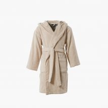 Peignoir enfant bouclette de coton biologique Cocon naturel - Couleur beige - Taille 6 ans