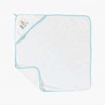 Cape de bain coton Calliopé blanc - Couleur blanc - 80 x 80 cm
