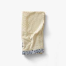 Serviette de toilette coton bio Dandine paille - Couleur beige - 50 x 90 cm