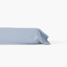 Taie de traversin coton Neo bleu ciel - Carré Blanc