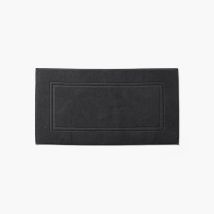 Tapis de bain coton Lola II basalte - Couleur gris - 60 x 60 cm