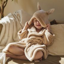 Robe de chambre enfant Merveille beige - Couleur beige - Taille 8 ans