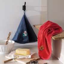 Essuie mains coton Sweet rouge - Carré Blanc