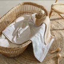Plaid Merveille beige - Couleur beige - 70 x 100 cm