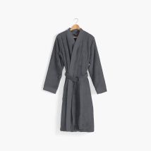 Peignoir homme coton moelleux Roméo arabica - Couleur gris - Taille M