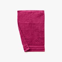 Serviette invité coton Lola II framboise - Couleur rouge - 40 x 60 cm