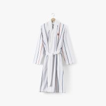 Peignoir mixte à ceinture coton Roland Garros 2025 Smash - Couleur blanc - Taille S