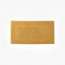 Tapis de bain coton Lola II miel - Couleur jaune - 60 x 60 cm