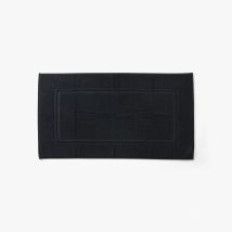 Tapis de bain coton Lola II noir - Couleur noir - 60 x 110 cm