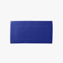 Tapis de bain coton Lola II cobalt - Couleur bleu - 60 x 110 cm