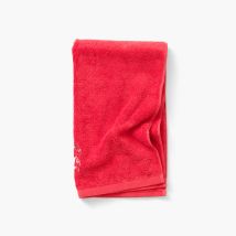 Serviette de toilette coton Atlantis corail - Couleur orange - 50 x 90 cm