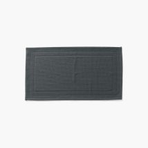 Tapis de bain bouclette de coton biologique Source fusain - Couleur gris - 50 x 90 cm