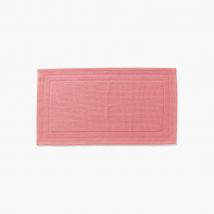 Tapis de bain bouclette de coton biologique Source pétale - Couleur rose - 50 x 90 cm