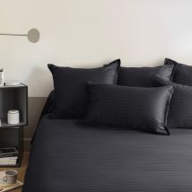 Housse de couette PRESTIGE Noir - Couleur noir - 260 x 240 cm