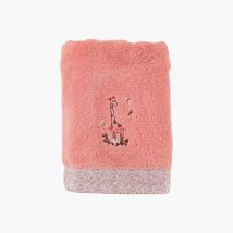 Serviette de toilette coton biologique Festine rose sorbet - Couleur rose - 50 x 90 cm