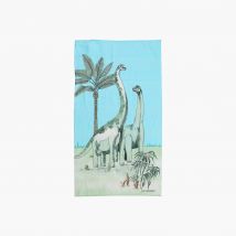 Drap de plage imprimé Dinotopi - Couleur vert - 90 x 160 cm