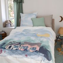 Housse de couette pur coton Skog - Couleur blanc - 200 x 200 cm