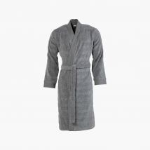 Peignoir homme coton col kimono Grizzli gris - Couleur gris - xxL cm