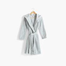 Robe de chambre ado polaire à capuche Elsa - Couleur gris - Taille 14 ans