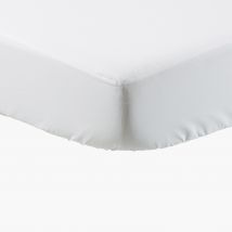 Protège matelas grand bonnet molleton Crépuscule II - Carré Blanc