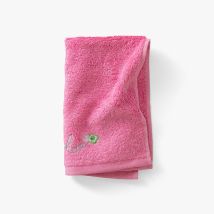 Serviette de toilette coton et viscose de bambou Eloges rose - Couleur rose - 50 x 90 cm