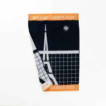 Serviette de toilette joueur•se coton bio Roland-Garros 2023 marine - Couleur bleu - 50 x 90 cm