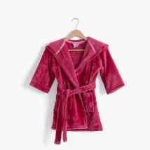 Robe de chambre enfant polaire Happyful magnolia - Couleur violet - Taille 2 ans